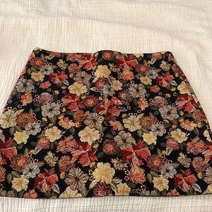 LOFT Floral Sheath Skirt,